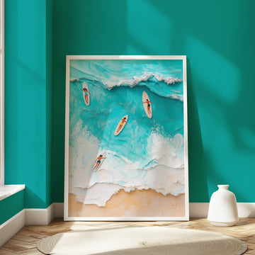 Textured Look Beach Artistic Wall Art - Style My Wall