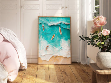 Textured Look Beach Artistic Wall Art - Style My Wall