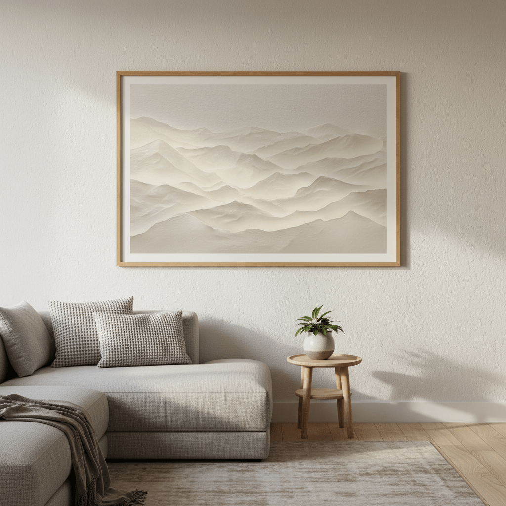 Textured Sand Desert Abstract Landscape wall - art - picture - poster