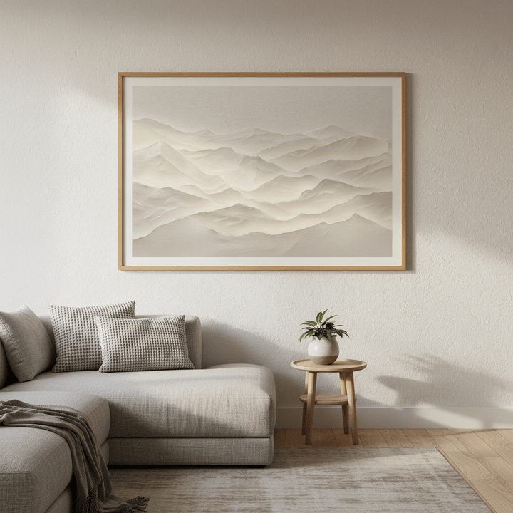 Textured Sand Desert Abstract Landscape wall - art - picture - poster