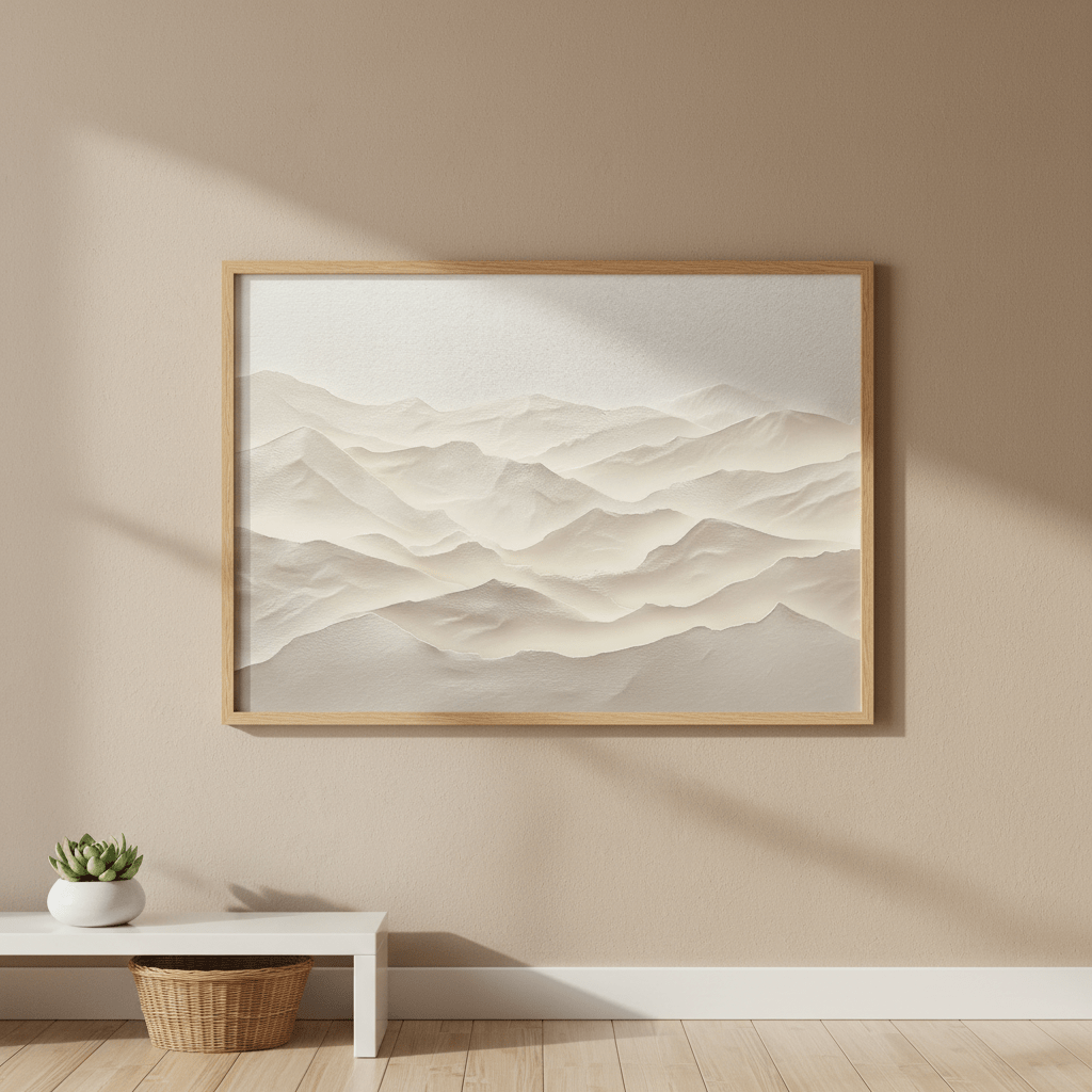 Textured Sand Desert Abstract Landscape wall - art - picture - poster
