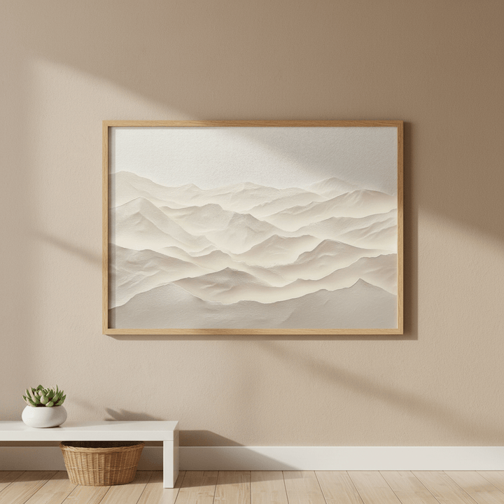 Textured Sand Desert Abstract Landscape wall - art - picture - poster