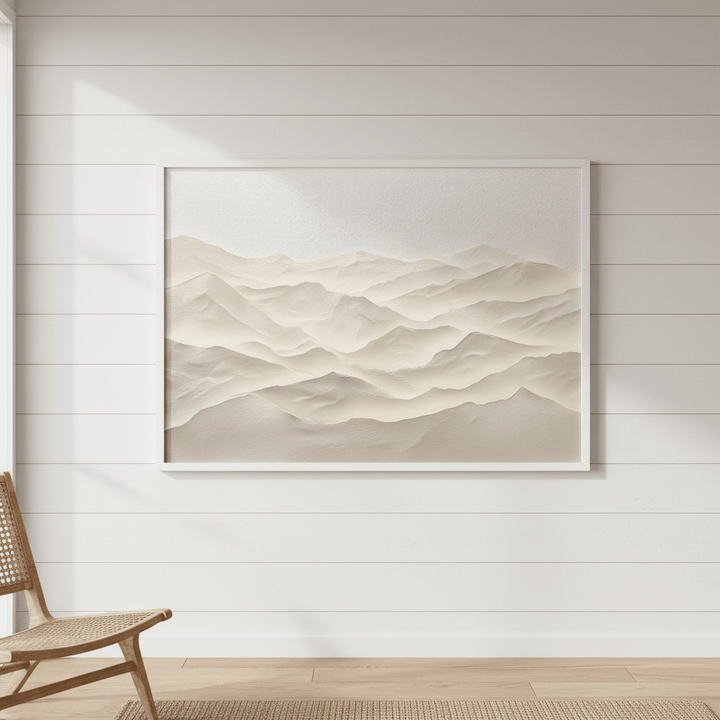 Textured Sand Desert Abstract Landscape wall - art - picture - poster