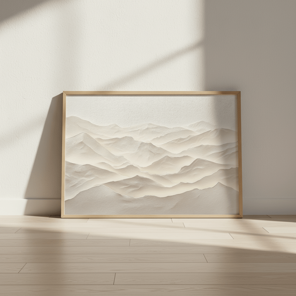 Textured Sand Desert Abstract Landscape wall - art - picture - poster