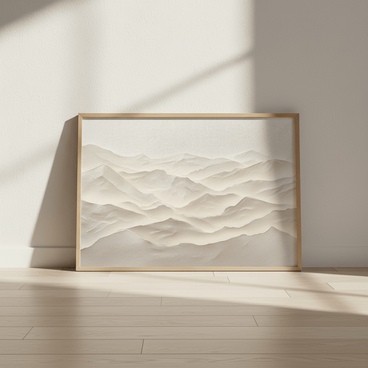 Textured Sand Desert Abstract Landscape wall - art - picture - poster