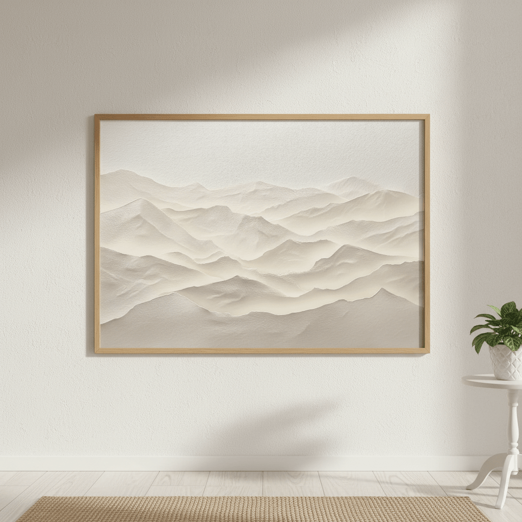 Textured Sand Desert Abstract Landscape wall - art - picture - poster
