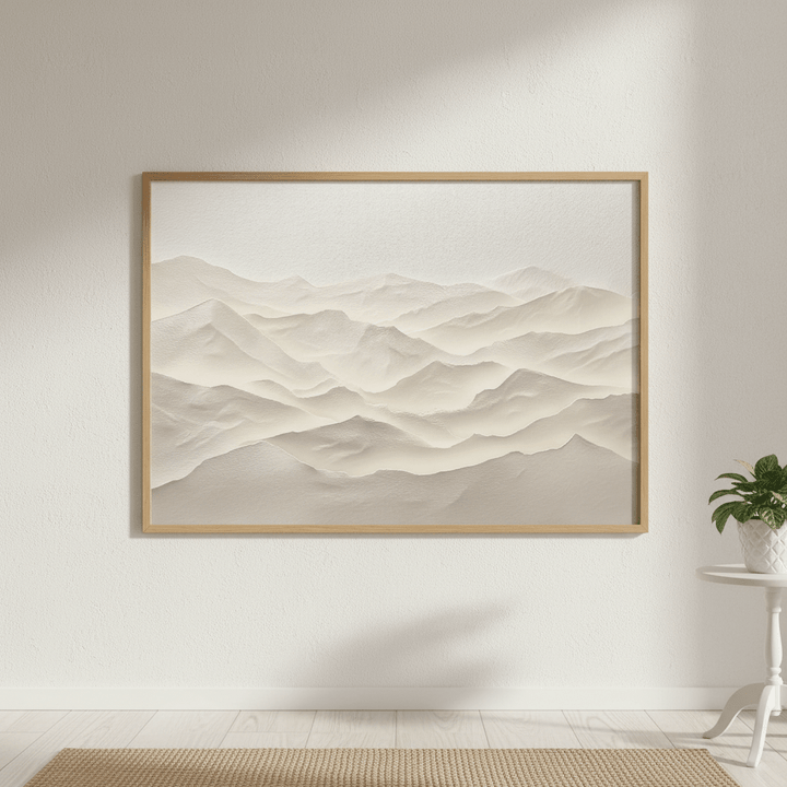 Textured Sand Desert Abstract Landscape wall - art - picture - poster