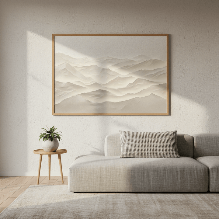 Textured Sand Desert Abstract Landscape wall - art - picture - poster