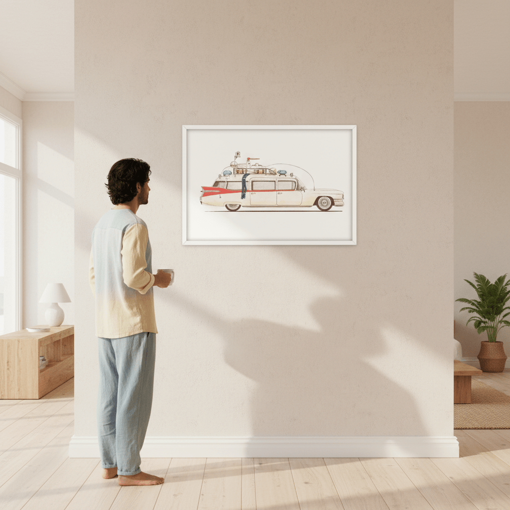 The Antighosts Car by Florent Bodart wall - art - picture - poster