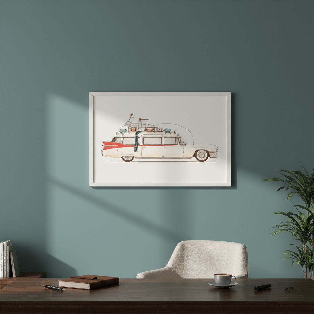 The Antighosts Car by Florent Bodart wall - art - picture - poster