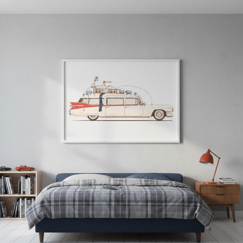 The Antighosts Car by Florent Bodart wall - art - picture - poster