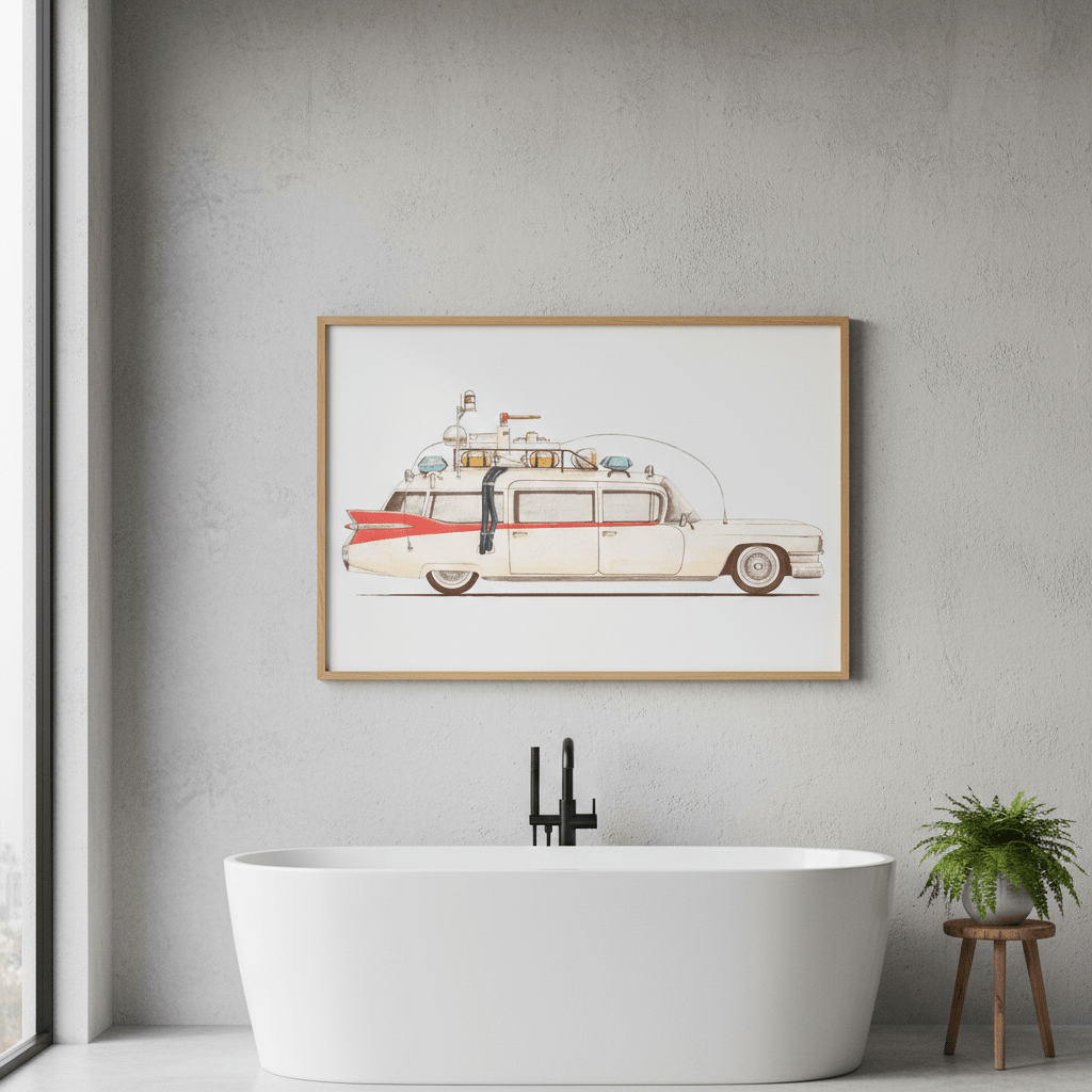 The Antighosts Car by Florent Bodart wall - art - picture - poster