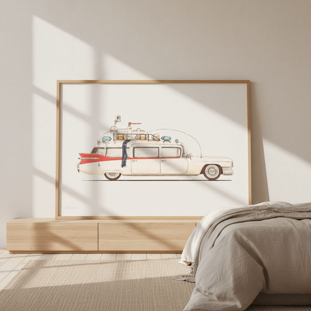The Antighosts Car by Florent Bodart wall - art - picture - poster