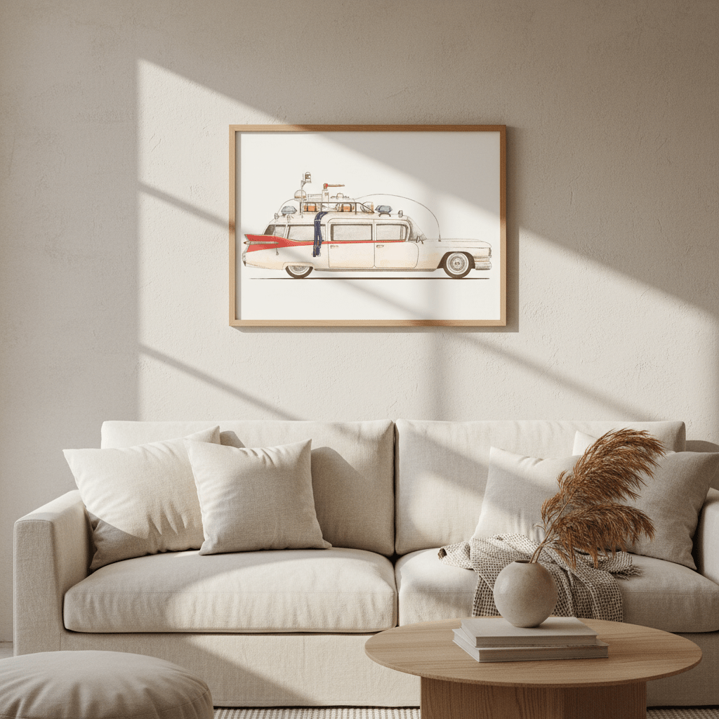 The Antighosts Car by Florent Bodart wall - art - picture - poster