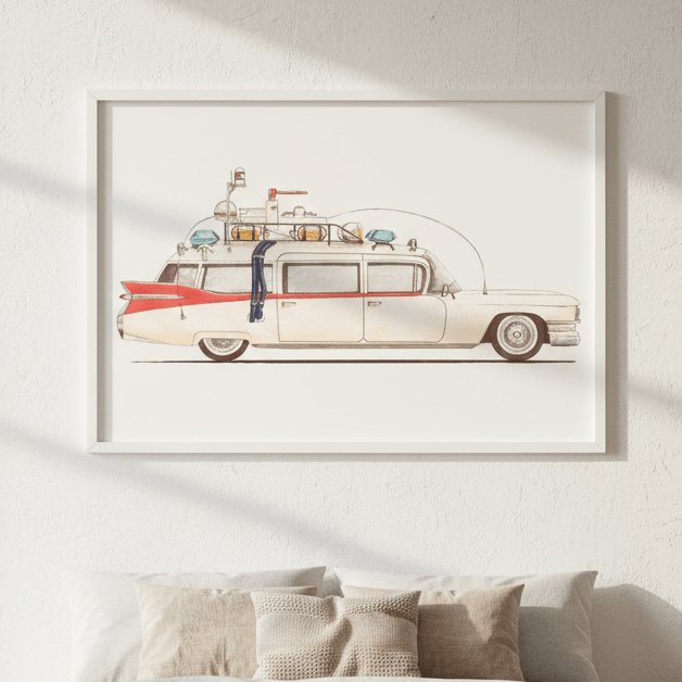 The Antighosts Car by Florent Bodart wall - art - picture - poster
