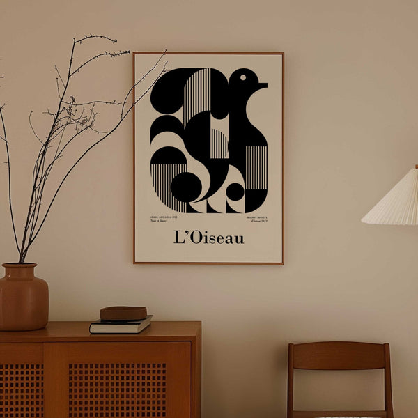 'The Bird' Abstract Wall Art by Maison Bootsy