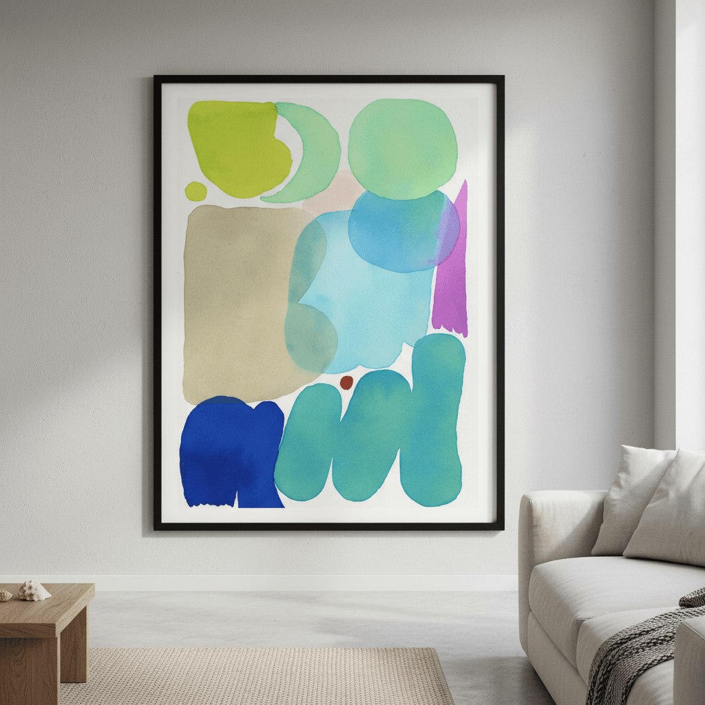 The Blue Note by Wensi Zhai wall - art - picture - poster