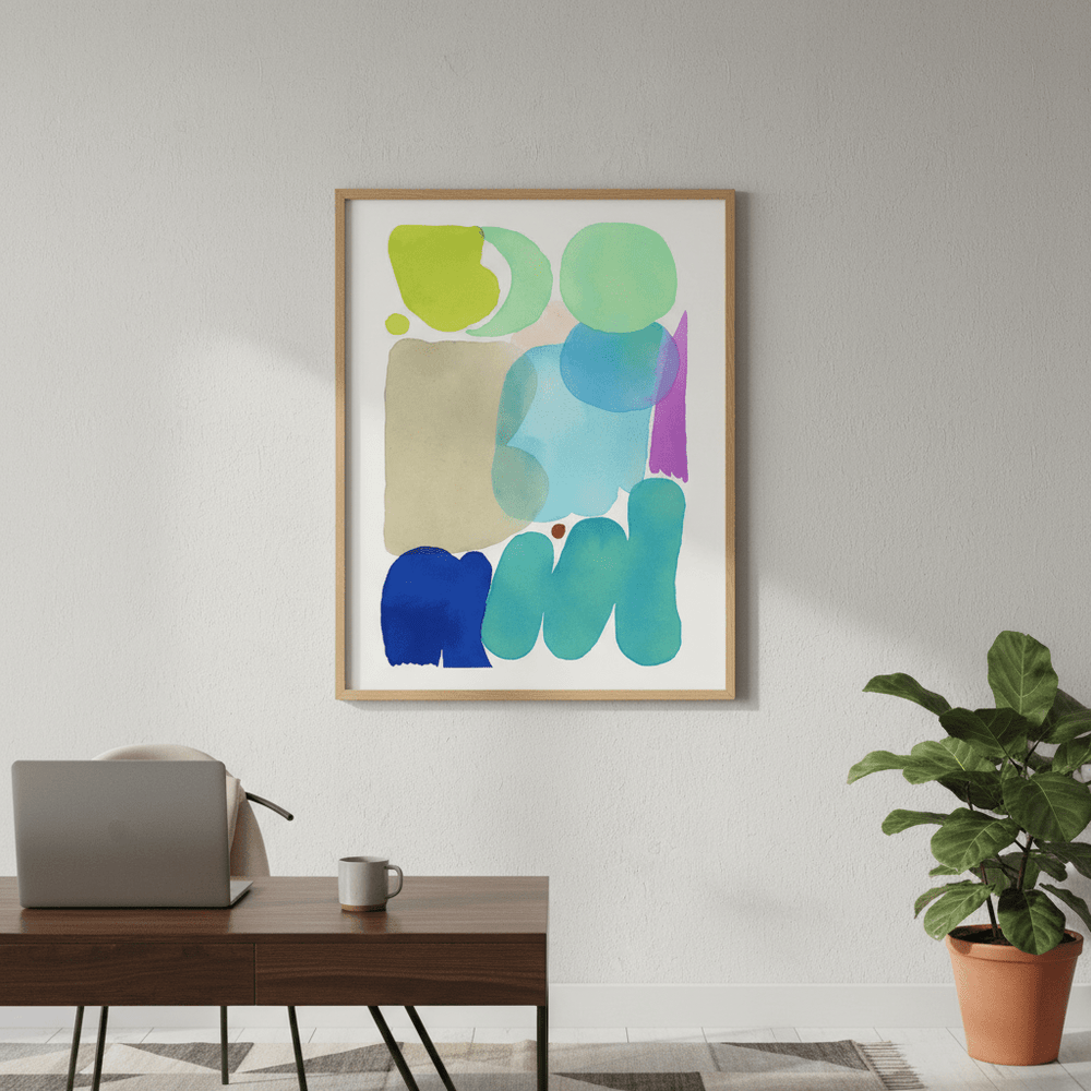 The Blue Note by Wensi Zhai wall - art - picture - poster