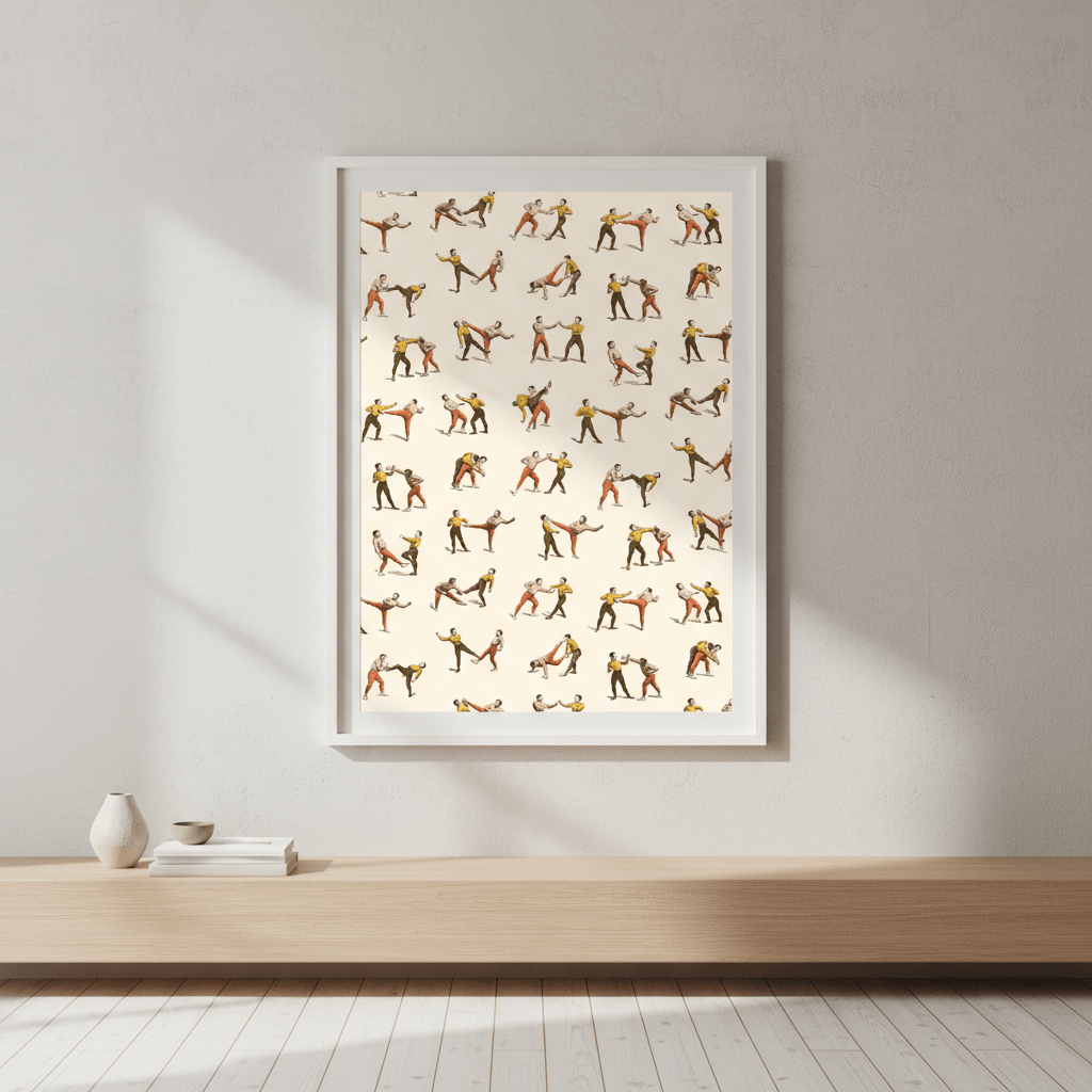 The Boxers Din V by Florent Bodart wall - art - picture - poster