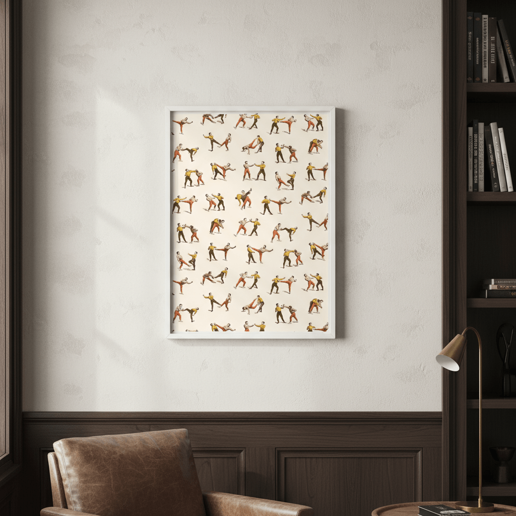The Boxers Din V by Florent Bodart wall - art - picture - poster
