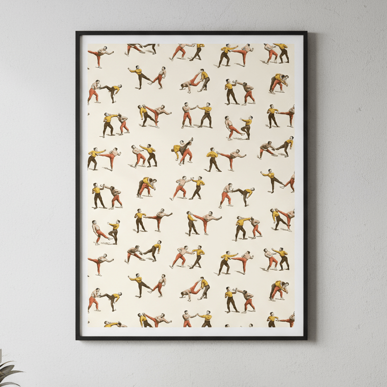 The Boxers Din V by Florent Bodart wall - art - picture - poster