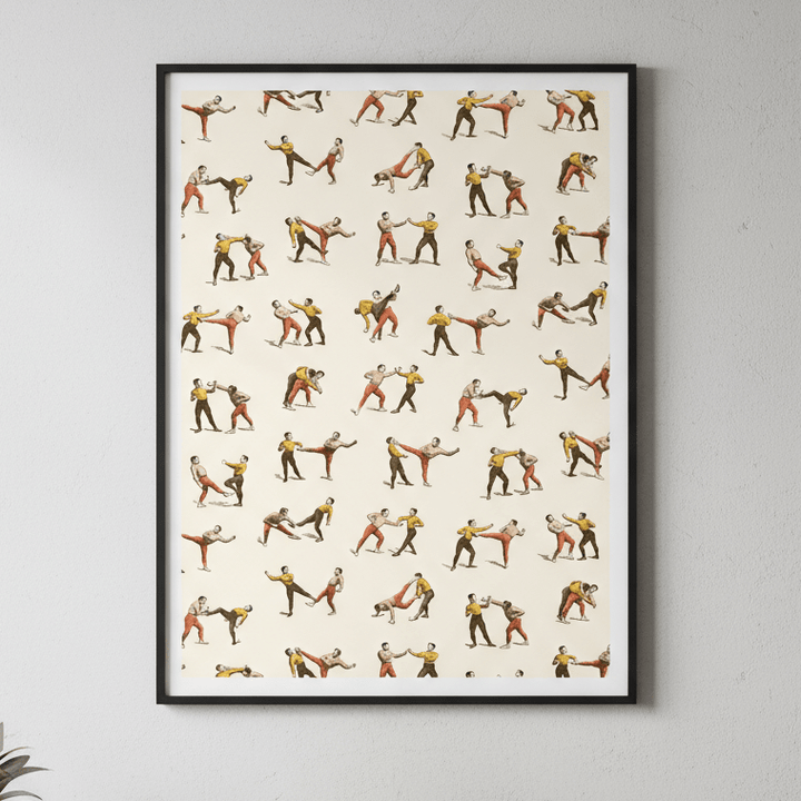 The Boxers Din V by Florent Bodart wall - art - picture - poster