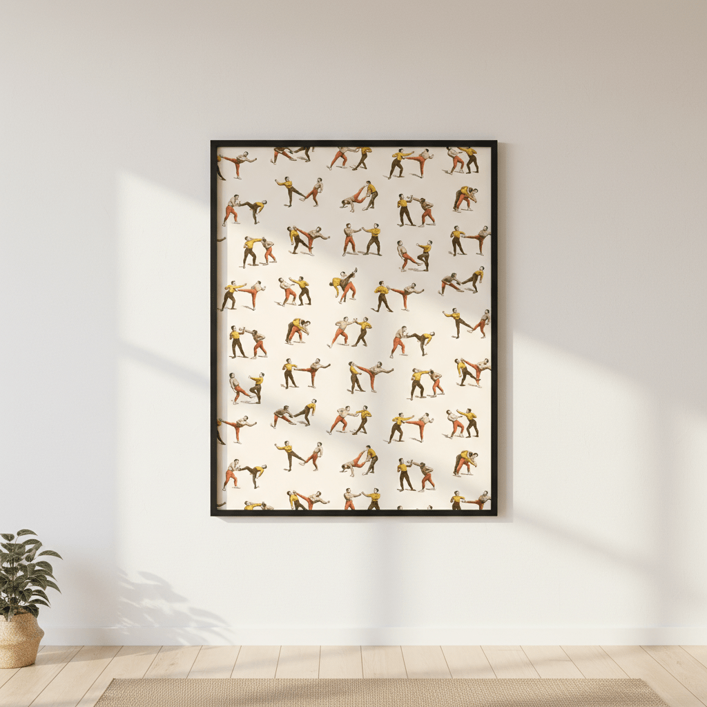 The Boxers Din V by Florent Bodart wall - art - picture - poster