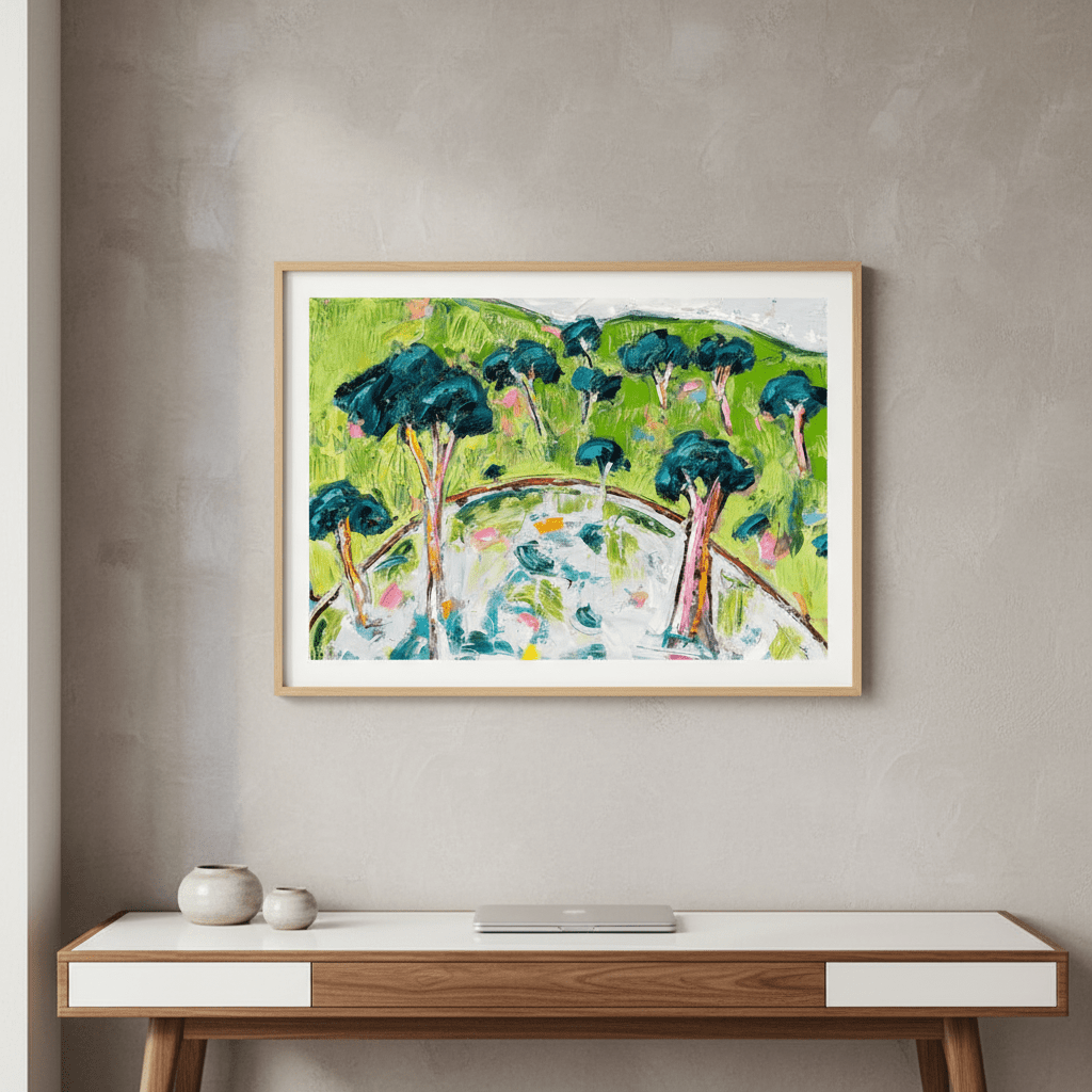 The Crescent Grove by Angela Hawkey wall - art - picture - poster