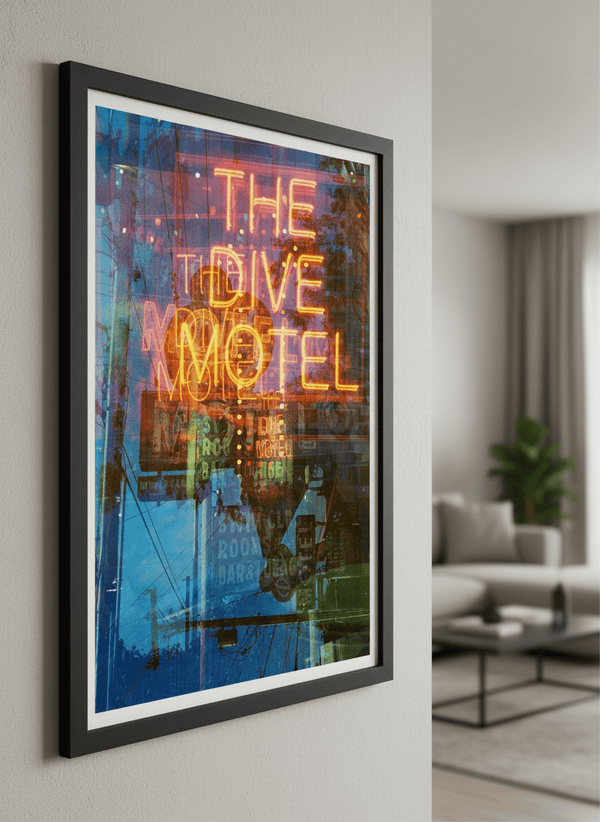 The Dive Motel Multi Exposure  By Bethany Young