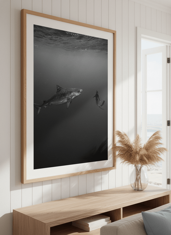 The Encounter In Black And White By Brannon Jackson