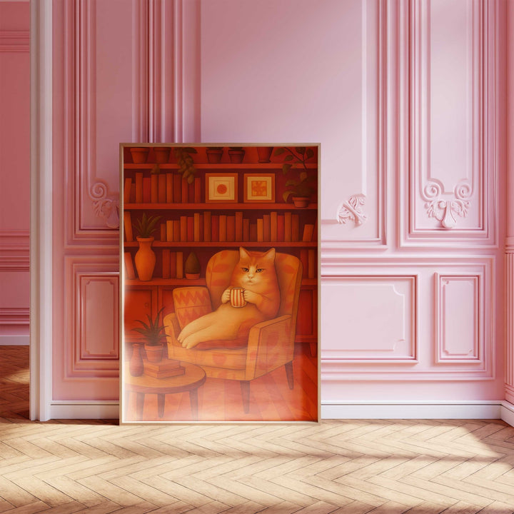 cat print large wall art