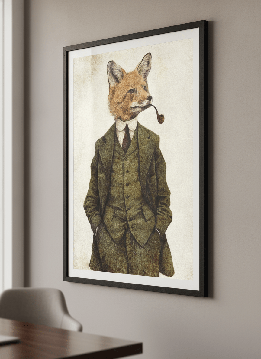 Contemporary wall art featured in a bright modern office workspace