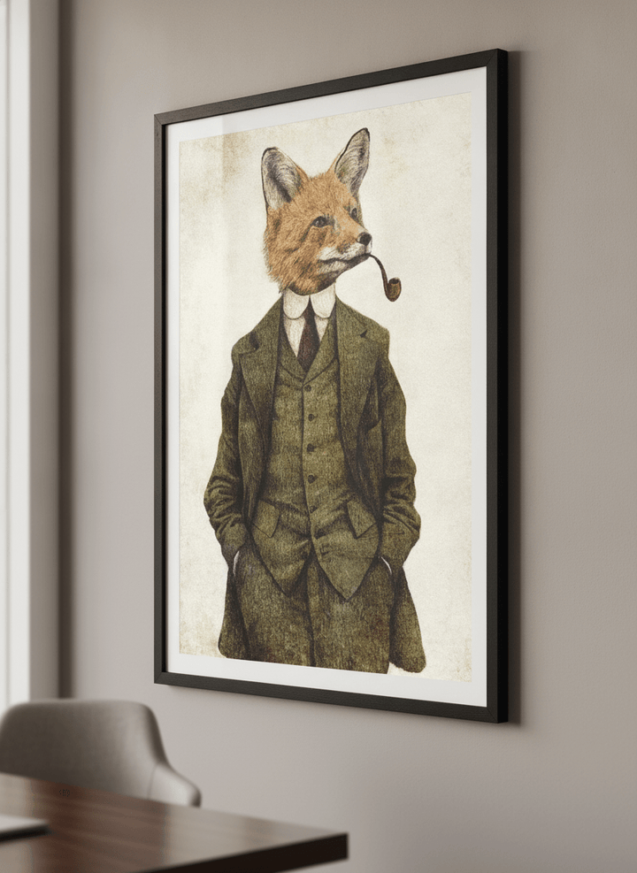 Contemporary wall art featured in a bright modern office workspace