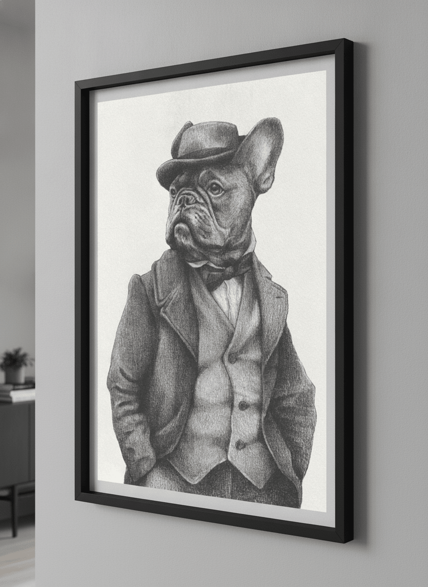 Modern wall art styled above a sofa in a neutral living room