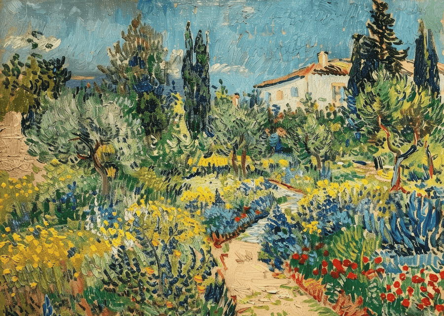 The Garden at Arles 1888 Landscape by Vincent van Gogh