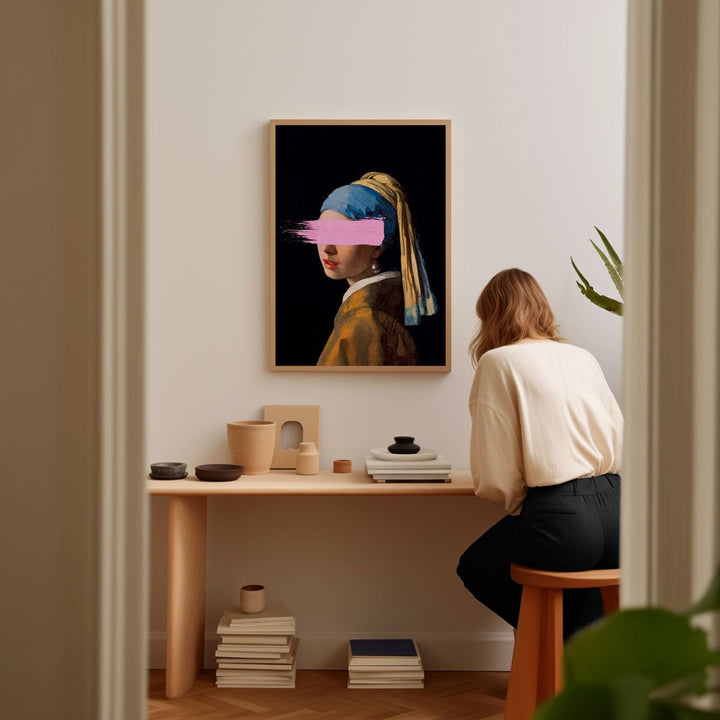 The Girl With A Pearl Earring by Jon Pop - Style My Wall