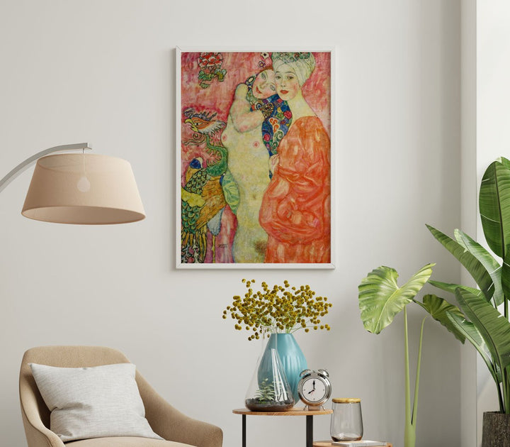 The Girlfriends Wall Art by Gustav Klimt - Style My Wall