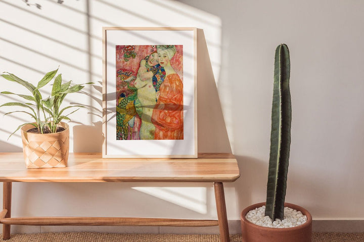 The Girlfriends Wall Art by Gustav Klimt - Style My Wall