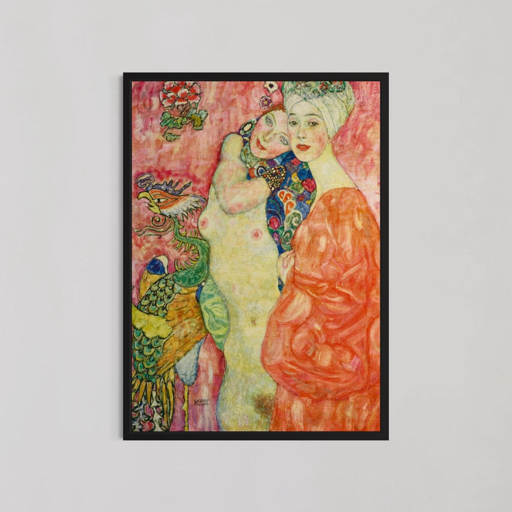 The Girlfriends Wall Art by Gustav Klimt - Style My Wall,frame