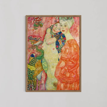 The Girlfriends Wall Art by Gustav Klimt - Style My Wall