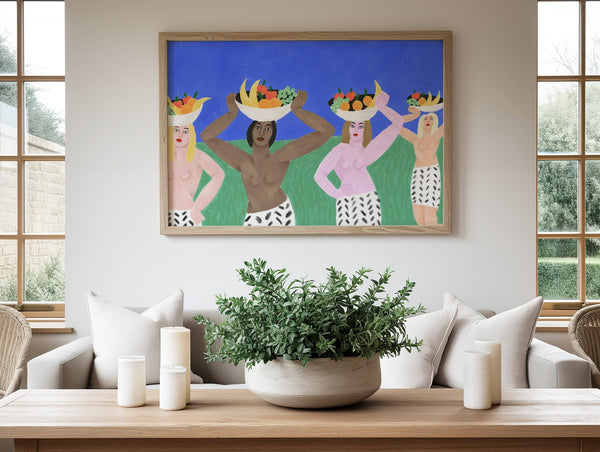 The Girls with the Fruit Cup by Cedric Pierre-Bez