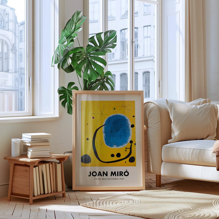 The Gold of the Azure 1967 Wall Art by Joan Miro - Style My Wall