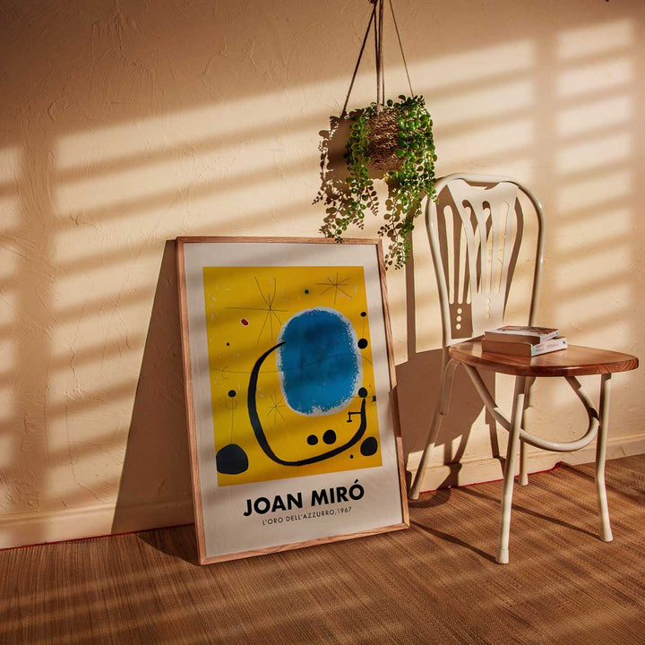The Gold of the Azure 1967 Wall Art by Joan Miro - Style My Wall
