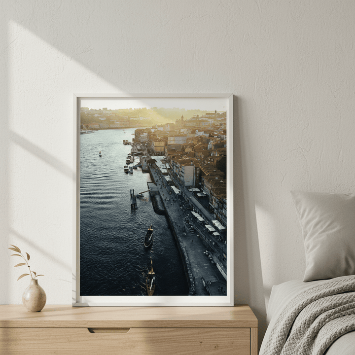 The Golden Hour Quay by Aaron Borchardt wall - art - picture - poster