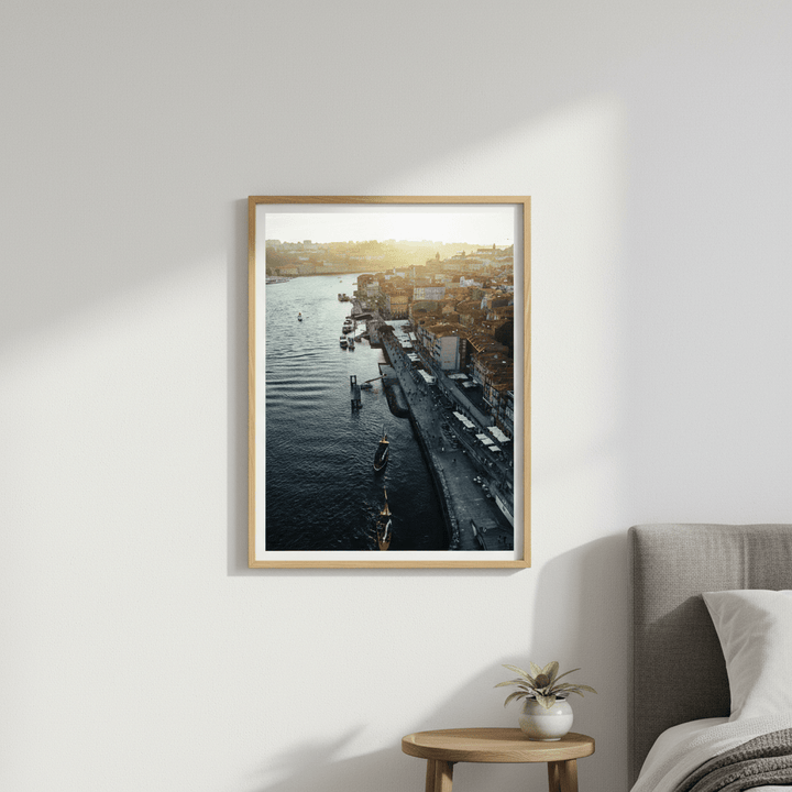 The Golden Hour Quay by Aaron Borchardt wall - art - picture - poster