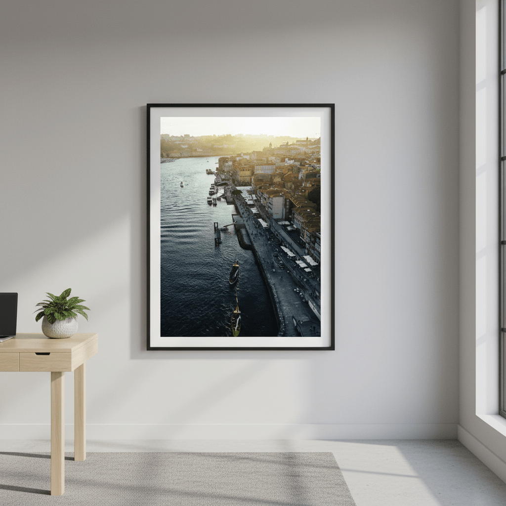 The Golden Hour Quay by Aaron Borchardt wall - art - picture - poster