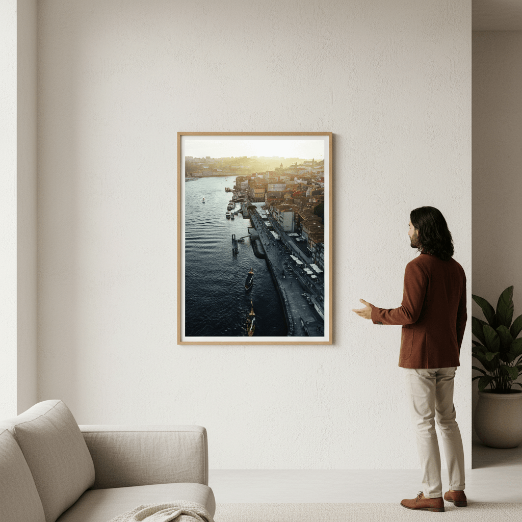 The Golden Hour Quay by Aaron Borchardt wall - art - picture - poster