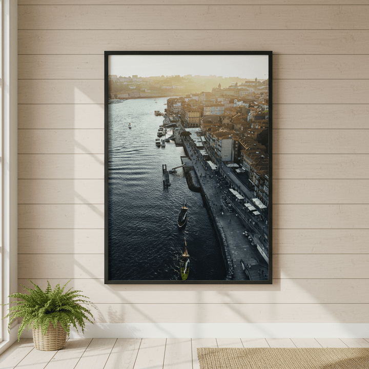 The Golden Hour Quay by Aaron Borchardt wall - art - picture - poster