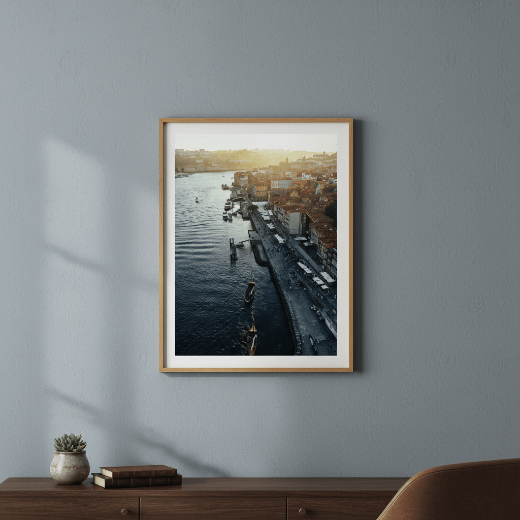 The Golden Hour Quay by Aaron Borchardt wall - art - picture - poster