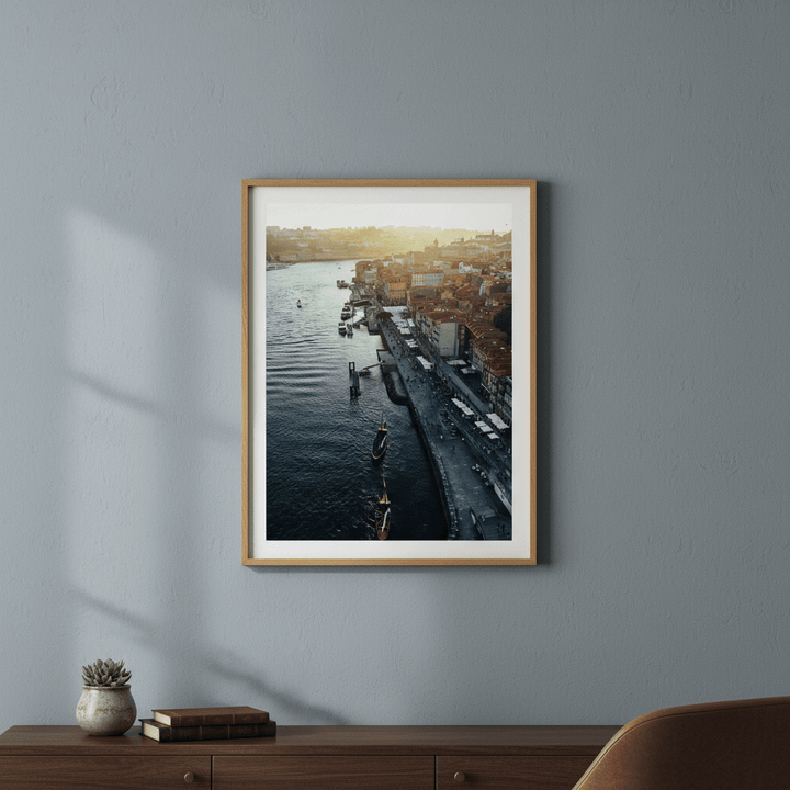 The Golden Hour Quay by Aaron Borchardt wall - art - picture - poster